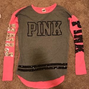 PINK sequin shirt